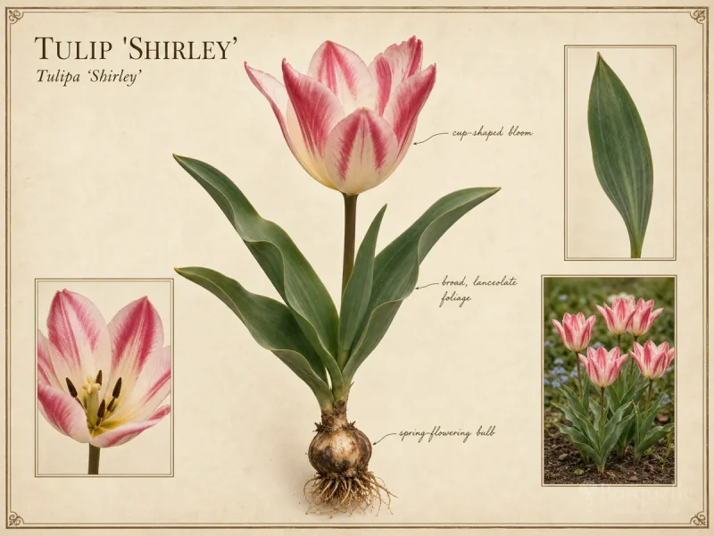 Tulip ‘Shirley’ (Tulipa ‘Shirley’)