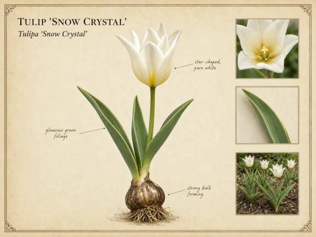 Tulip 'Snow Crystal'