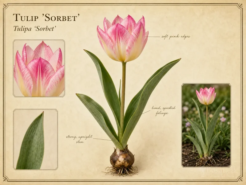 Tulip ‘Sorbet’ (Tulipa ‘Sorbet’)