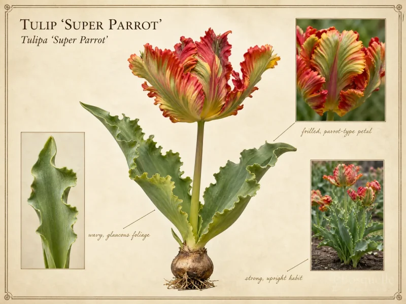 Tulip ‘Super Parrot’ (Tulipa ‘Super Parrot’)