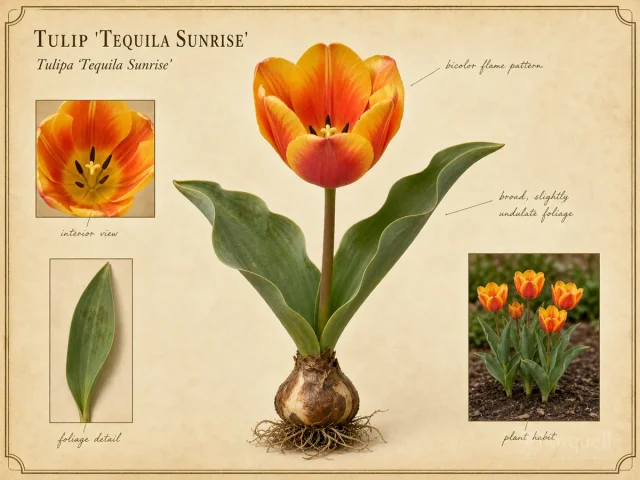 Tulip ‘Tequila Sunrise’ (Tulipa ‘Tequila Sunrise’)