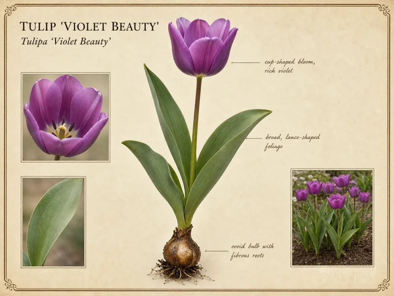 Tulip ‘Violet Beauty’ (Tulipa ‘Violet Beauty’)