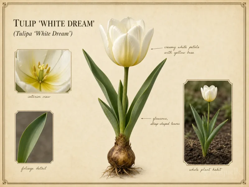 Tulip 'White Dream'