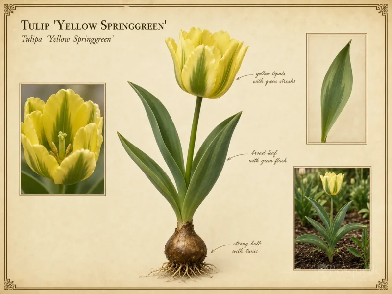 Tulip ‘Yellow Springgreen’ (Tulipa ‘Yellow Springgreen’)