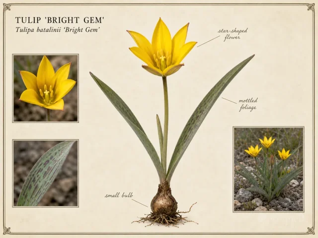Tulip ‘Bright Gem’ (Tulipa batalinii ‘Bright Gem’)