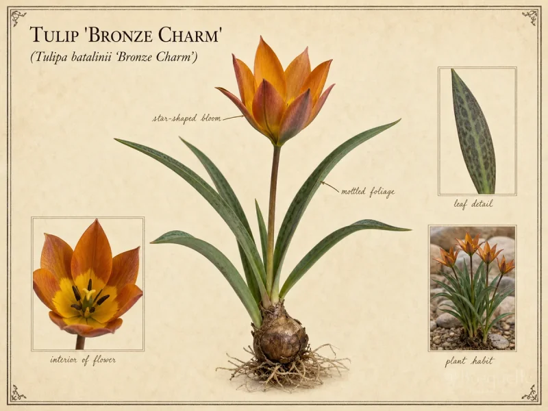 Tulip ‘Bronze Charm’ (Tulipa batalinii ‘Bronze Charm’)