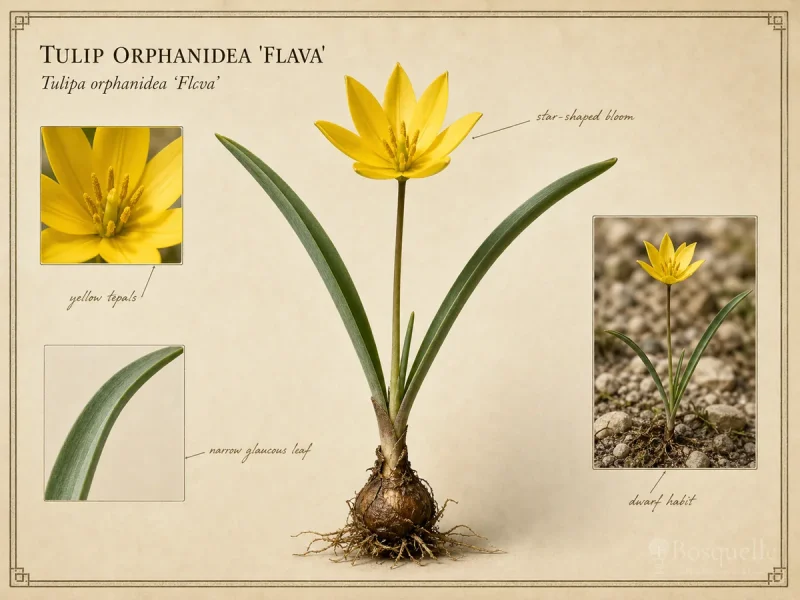 Tulip orphanidea ‘Flava’ (Tulipa orphanidea ‘Flava’)