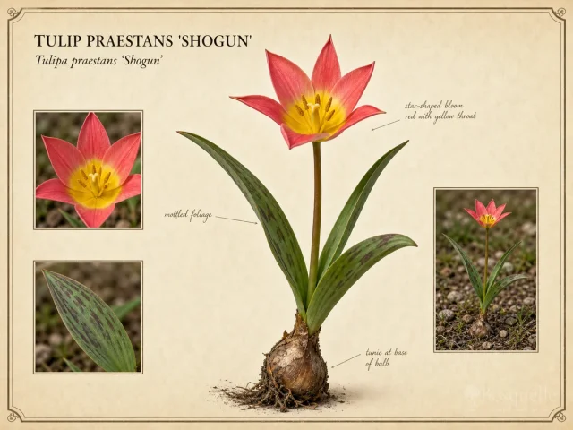 Tulip praestans ‘Shogun’ (Tulipa praestans ‘Shogun’)