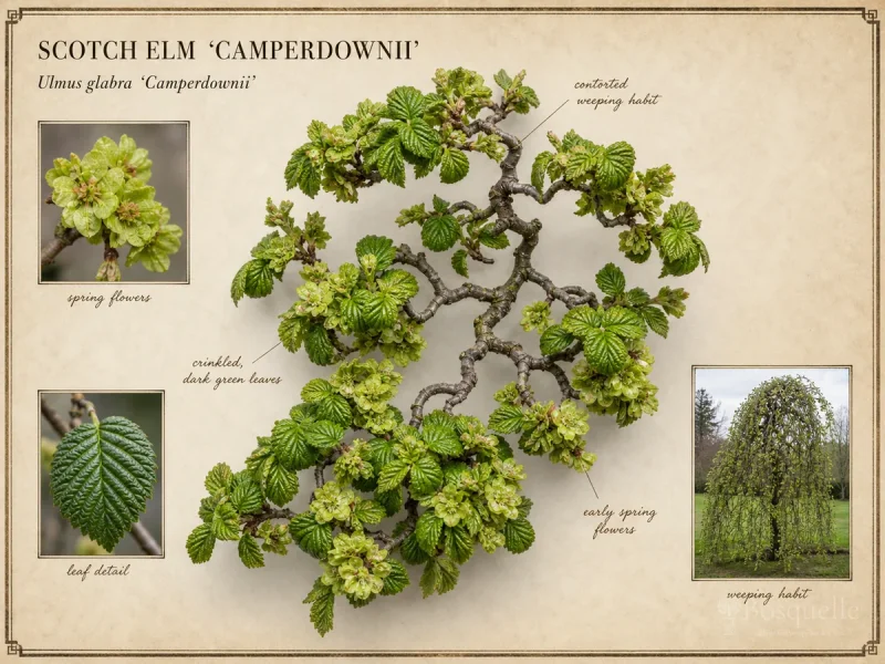 Scotch Elm  ‘Camperdownii’ (Ulmus glabra ‘Camperdownii’)