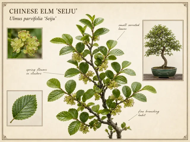 Chinese Elm ‘Seiju’ (Ulmus parvifolia ‘Seiju’)