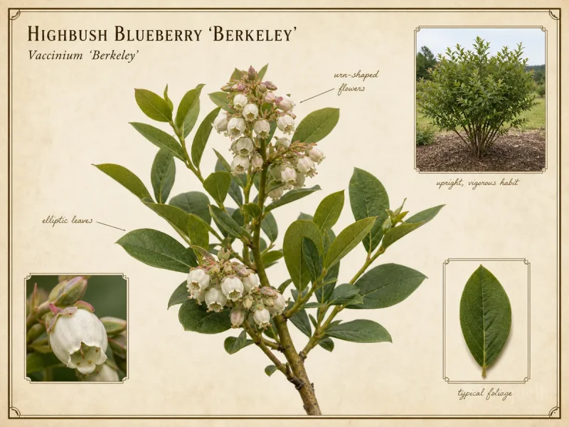 Highbush Blueberry ‘Berkeley’ (Vaccinium ‘Berkeley’)