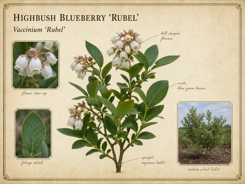 Highbush Blueberry ‘Rubel’ (Vaccinium ‘Rubel’)