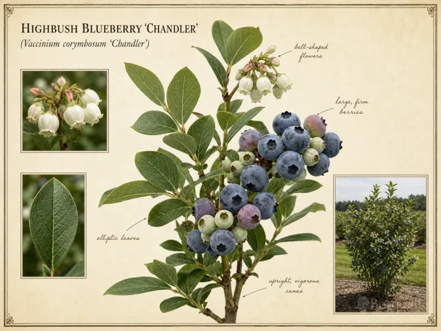Highbush Blueberry ‘Chandler’ (Vaccinium corymbosum ‘Chandler’)