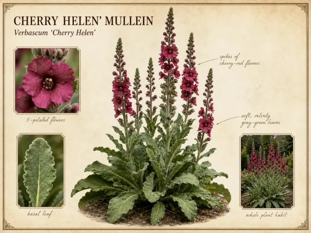 Cherry Helen’ Mullein (Verbascum ‘Cherry Helen’)