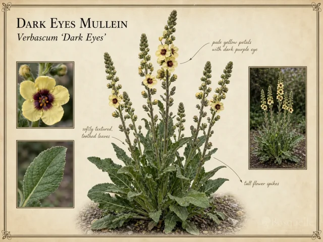 Dark Eyes Mullein (Verbascum ‘Dark Eyes’)