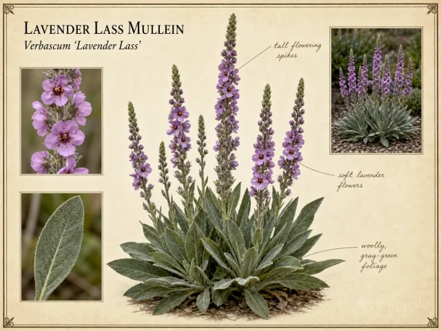 Lavender Lass Mullein (Verbascum ‘Lavender Lass’)