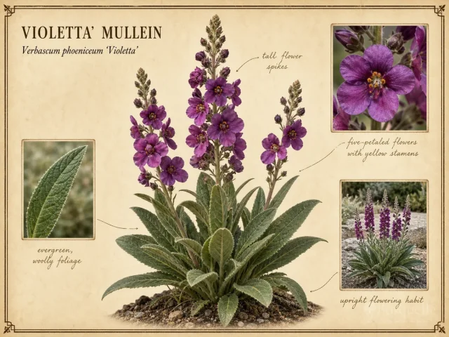 Violetta’ Mullein (Verbascum phoeniceum ‘Violetta’)