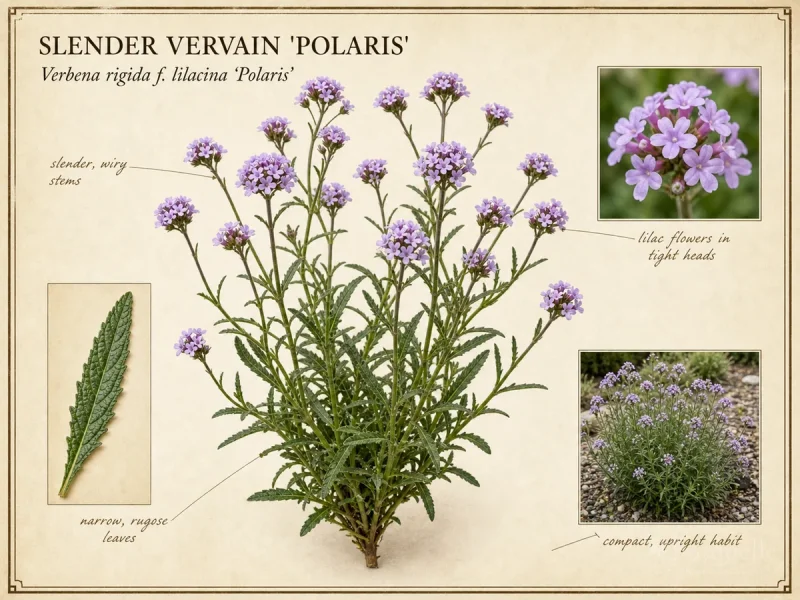 Slender Vervain ‘Polaris’ (Verbena rigida f. lilacina ‘Polaris’)