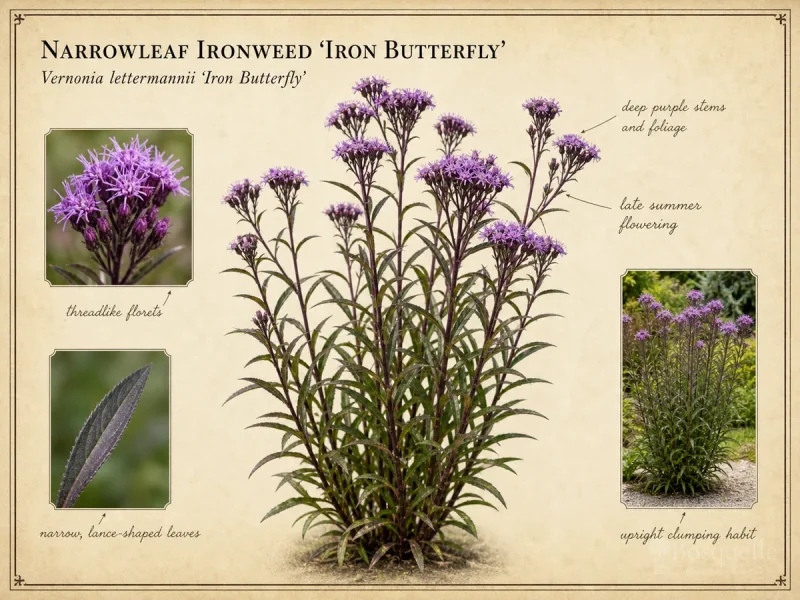 Narrowleaf Ironweed ‘Iron Butterfly’ (Vernonia lettermannii ‘Iron Butterfly’)