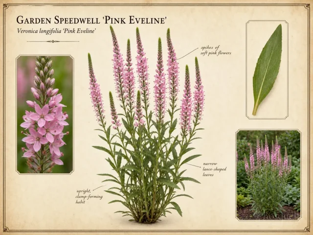 Garden Speedwell 'Pink Eveline'