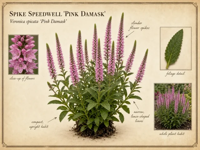 Spike Speedwell ‘Pink Damask’ (Veronica spicata ‘Pink Damask’)