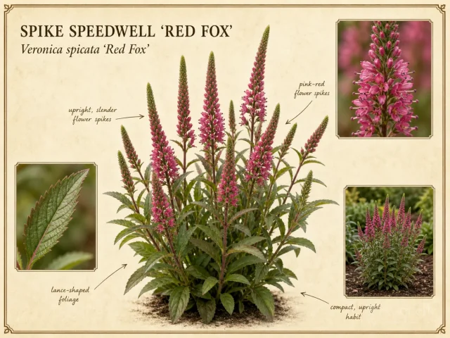 Spike Speedwell ‘Red Fox’ (Veronica spicata ‘Red Fox’)