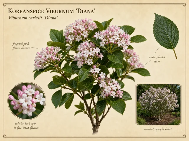 Koreanspice Viburnum ‘Diana’ (Viburnum carlesii ‘Diana’)