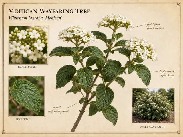 Mohican Wayfaring Tree (Viburnum lantana ‘Mohican’)