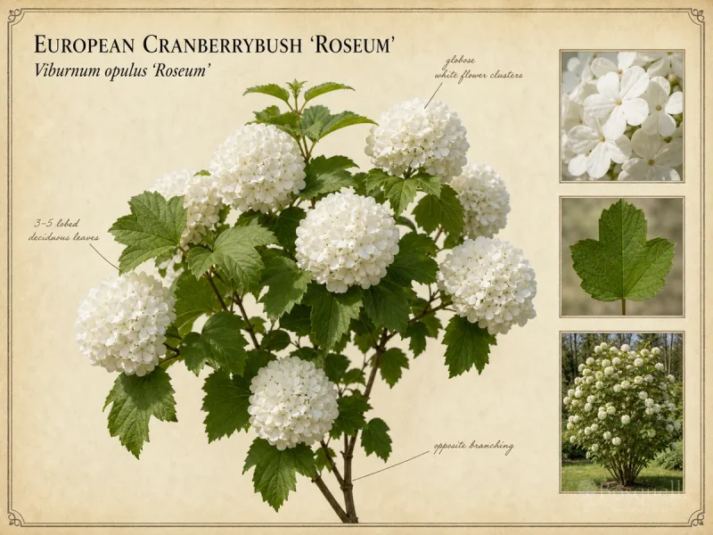 European Cranberrybush ‘Roseum’ (Viburnum opulus ‘Roseum’)