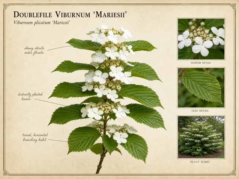 Doublefile Viburnum ‘Mariesii’ (Viburnum plicatum ‘Mariesii’)