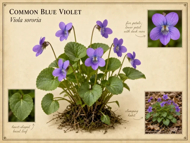 Common Blue Violet