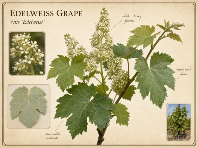 Edelweiss grape (Vitis ‘Edelweiss’)