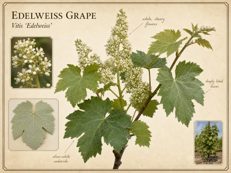 Edelweiss grape (Vitis ‘Edelweiss’)