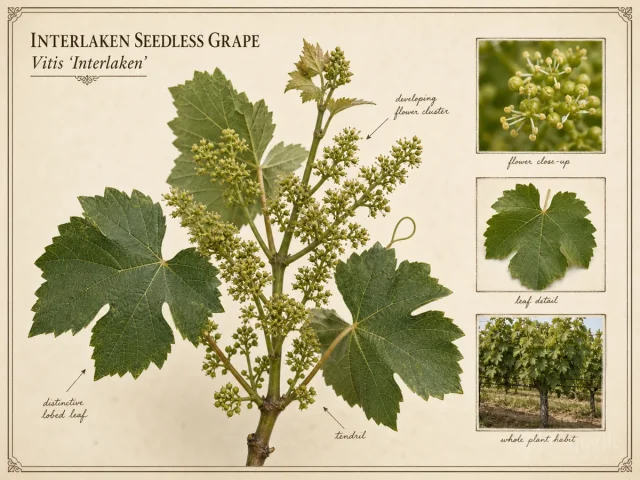 Interlaken Seedless Grape (Vitis ‘Interlaken’)