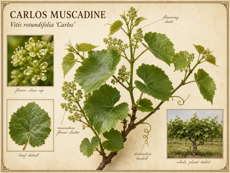 Carlos Muscadine (Vitis rotundifolia ‘Carlos’)
