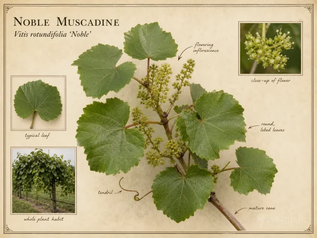 Noble Muscadine (Vitis rotundifolia ‘Noble’)