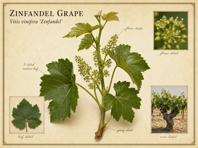 Zinfandel Grape (Vitis vinifera ‘Zinfandel’)
