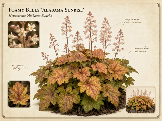 Foamy Bells 'Alabama Sunrise'