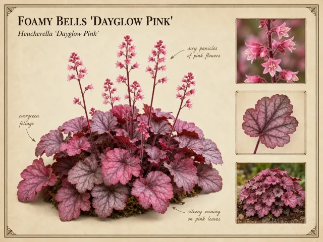 Foamy Bells 'Dayglow Pink'