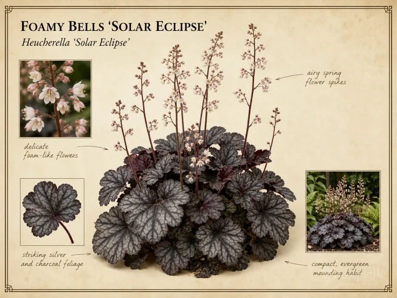 Foamy Bells ‘Solar Eclipse’ (x Heucherella ‘Solar Eclipse’)