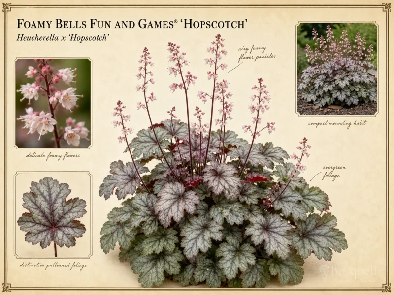 Foamy Bells Fun and Games® ‘Hopscotch’ (x Heucherella Fun and Games® ‘Hopscotch’)