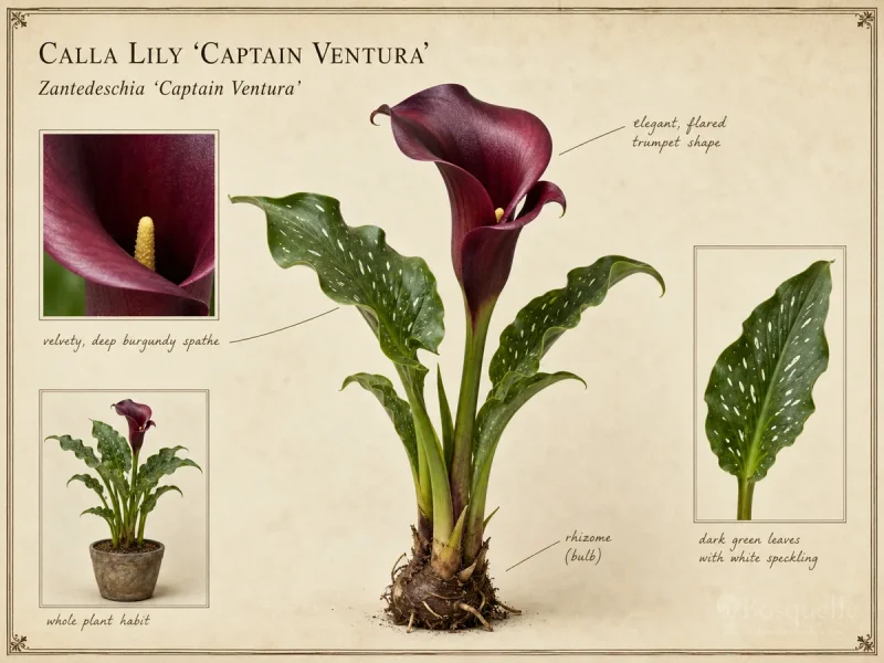 Calla Lily ‘Captain Ventura’ (Zantedeschia ‘Captain Ventura’)