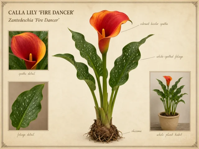 Calla Lily 'Fire Dancer'