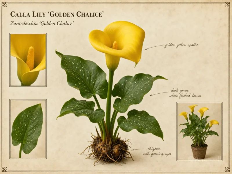 Calla Lily ‘Golden Chalice’ (Zantedeschia ‘Golden Chalice’)