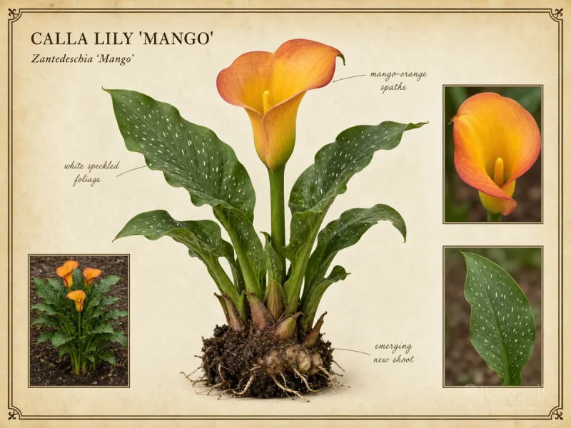 Calla Lily ‘Mango’ (Zantedeschia ‘Mango’)