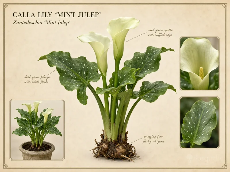 Calla Lily ‘Mint Julep’ (Zantedeschia ‘Mint Julep’)