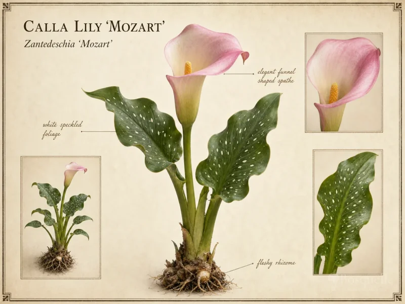 Calla Lily ‘Mozart’ (Zantedeschia ‘Mozart’)