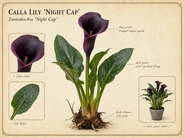 Calla Lily 'Night Cap'