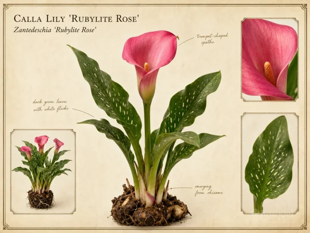 Calla Lily 'Rubylite Rose'