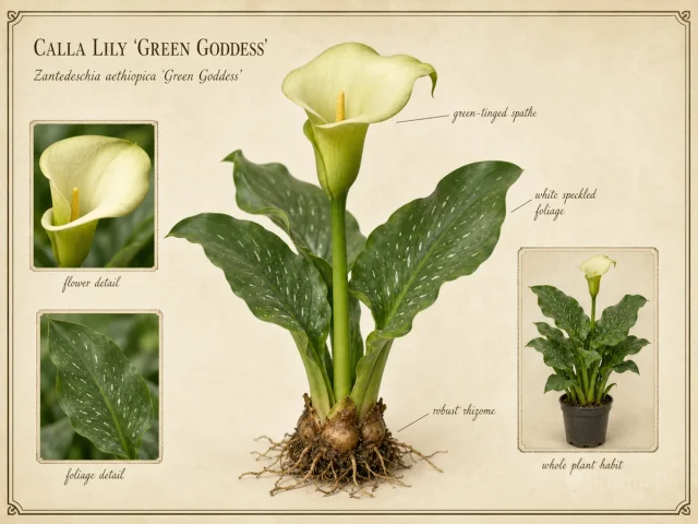 Calla Lily 'Green Goddess'